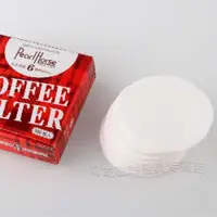 在飛比找ETMall東森購物網優惠-漂白6號濾紙 摩卡壺咖啡壺濾紙 電摩卡壺冰滴壺咖啡過濾紙10
