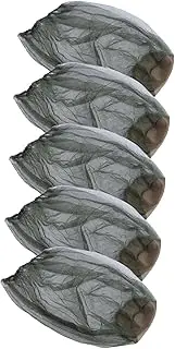 5 Netting Insect Repellen for Outdoor Activities Fisherman Hat Fine Mesh Face and Neck Shield