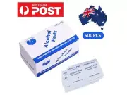 AU 500X Medi Alcohol Pads Wipes Swabs 75% Ethyl disinfect Skin Swab Prep Pads