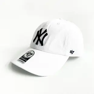 美國百分百【47 Brand】CLEAN UP 帽子 老帽 棒球帽 紐約洋基 大聯盟 MLB 三色 AD65