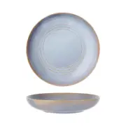 8x Round Share Bowl 270mm 1850ml Azure Blue Tablekraft Urban Loft Porcelain