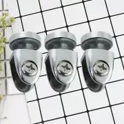 3 PCS Glass Shelf Bracket Wall-Mounted Mirrors Bracket Glass Bracket Flat Back
