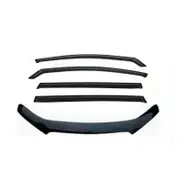 TRADIESCHOICE Bonnet Protector and Weathershields Window Visors for Commodore VF Sedan 2013-2017 - Complete Protection and Style Package