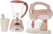 KOMBIUDA 1 Set Pretend Play Kitchen Mini Fake Juicer Mixer Accessories Safe Fun Role Play Game for Encourages Creativity Imagination for Parent Interaction