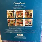 Crate & Barrel, 6 City Road Trip appetizer/dessert plates. NIB