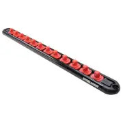 Steelman 1/4-Inch Drive 12-Piece Aluminum Socket Storage Rail 60732