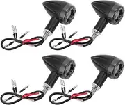 4Pcs Motorcycle Universal Flash Indicator Turn Signal Light Cornering Rear Lamp Brake Lights
