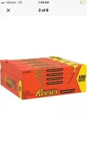 REESE'S King Size Peanut Butter Cups 2.8 oz. 24 Count (HEC48000)