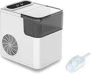 Mini Low-Power Ice Makers Countertop, Outdoor Fully Automatic Ice Machine, 9 Cubes Ready in 6-8 Mins, Self-Cleaning Bullet Ice Cubes Maker for Bar, Party, Picnic, Ice Maker Nugget