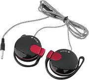 Daseeme 3.5mm Wired Gaming Headset On-Ear Sports Headphones Ear-Hook Music Earphones w/Microphone in-line Control for Smartphones Tablet Laptop Desktop PC