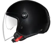 Y.10 Midtown Black Matt Jet Helmet