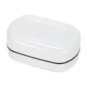 Travel Soap Case, Shampoo Bar Holder Portable Leakproof Container White