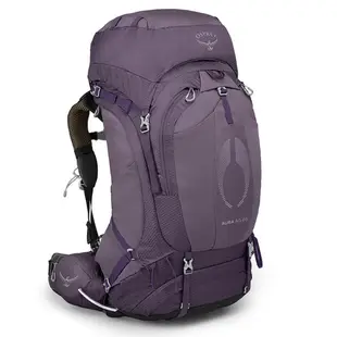 Osprey 美國 Aura AG 65L 網架輕量登山背包 女款 魅惑紫 M/L 爬山露營 73OS004013