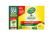 Pine O Cleen Disinfectant Biodegradable Multipurpose Wipes, Lemon Lime, 504 Wipes