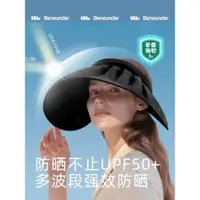 在飛比找ETMall東森購物網優惠-蕉下女防曬防紫外線發箍遮陽帽