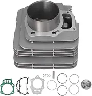 Brilluxa Cylinder Piston Kit, Aluminum Alloy Top End Rebuild Compatible with TRX500FM FE Fourtrax Foreman 4x4 S ES 2005‑2011, Engine Overhaul Replacement Set
