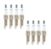 Bosch OE Fine Wire Double Platinum Set of 8 Spark Plugs .8mm Gap For BMW 4.4L V8 (for: BMW)