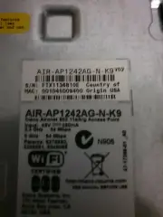 Cisco AIR-AP1242AG-N-K9 Wireless Access Point With Mounting Blank