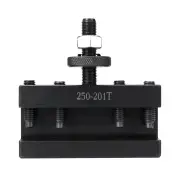 DEMOKE 250-201T Enlarged Quick Change Tool Post System High-Precision Dovetail Slot Heavy-Duty Steel Construction for La