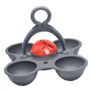 Egg Timer for Boiling Eggs, Boiled Egg Timer That Goes in Water Indicate Hard Medium Soft Boiled Eggs, BPA Free, Red