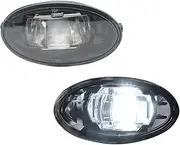 BTRWEDOW 2 Upgrade Fog Lights Assembly Compatible for Civic Coupe FG 2012 2013 2014 2015 Car PTF with Clear Lens Daytime Running Light