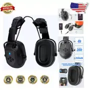 Universal Fit Bluetooth Hard Hat Earmuffs - 30 Hours of Comfort & Protection