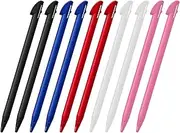 DelTex® 10 x Stylus Touch Pen For Nintendo 3DS XL LL Black, White, Pink, Red, Blue (3DS XL, Mix)