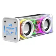 Transparent Bluetooth Speakers RGB Light Wireless Outdoor Sports Bluetooth Au