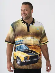 Big Mens Holden Monaro GTS Polo