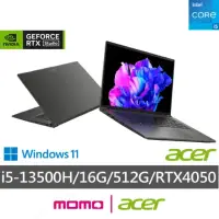 在飛比找momo購物網優惠-【Acer 宏碁】14.5吋i5 RTX獨顯效能筆電(Swi