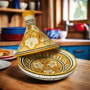Moroccan TAJINE Hand Painted Dome Lid Hand Crafted TAGINE Terracotta 9 5/8”D