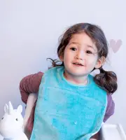 Brolly Sheets Extra Absorbent Toddler Bib (Turquoise) - 30cm
