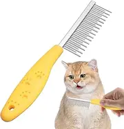 cat comb, dog grooming comb puppy grooming comb puppy groomer comb pet combs hair brush cat and gently remove undercoat of hair