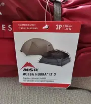 NEW MSR Hubba Hubba LT 3 Ultralight 3-person Backpacking Tent NWT $629.95