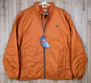 Huk Waypoint Isulated Jacket Mens Sz XL Orange Primaloft Packable Lightweight