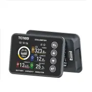 TC169 Battery Tester DC6-60V 30A/75A Color Screen Coulomb Counter High Precision Voltage Capacity Indicator Ammeter Volt