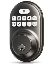 Veise Keyless Entry Door Lock, Electronic Keypad Deadbolt, Keyed Entry, Auto ...