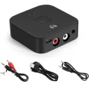 NFC Wireless Bluetooth 5.0 HiFi Music Adapter Audio Transmitter Receiver AUX+RCA