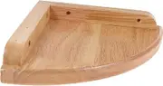 Ciieeo Corner Shelf Board Fan Round End Wall Display Shelf Wall Rack Shelf Wooded Floating Shelves Floating Corner Shelves Wall Shelf Bathroom Corner Shelfs Wooden Wall-Mounted Gusset