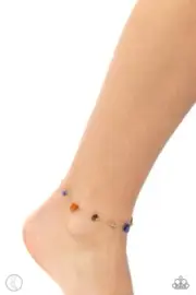 Paparazzi: Gemstone Grace ~ Multi Anklet