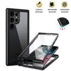 For Samsung Galaxy S22 S23 Ultra Full Body Built-In Screen Protector Case Cover