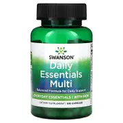 Swanson, Daily Essentials Multi, 100 Capsules