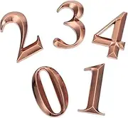 Tofficu 1Bag Address Number Stickers Self Adhesive Modern Door Numbers for Home Office Decorative Wall Numerals for Mailbox Car Decoration Durable Easy to Install