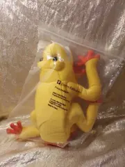 Frog Full Body Hand Puppet Plush Soft Toy Yellow Toad Animal Measuring