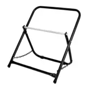 AdirPro Wire Management 1Axel Foldable Cable Caddy 100Lb. Capacity Black Metal