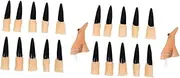 Alasum 22 Pcs Accessories Witch Nose Costume Parties Girls Clothing Costumes for Girls Tricky Witch Fingers Bulk False Nail Claw Rings Zombie Witch Fake Fingers Nail Masquerade Props Prom