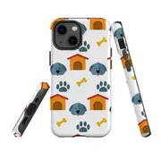 For Apple iPhone 13 mini Case, Armour Back Cover, Dog Houses