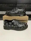 New Dr. Martens 1461 Distorted Leopard Smooth Black Camo Oxford 27686001 Women 7