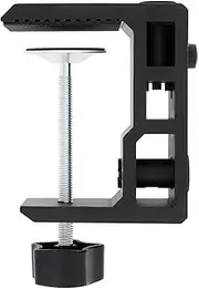RTNLIT Heavy Duty Desk Clamp for 1/2” Base Microphone Boom Arm, Large Metal Table Mount Mic C Clamp Fits up to 3.3" Desktop Thickness