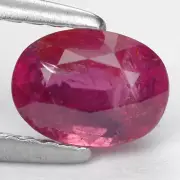 1.02 Ct. Unheated Lustrous Royal Red Natural Ruby WITH GLC CERTIFY